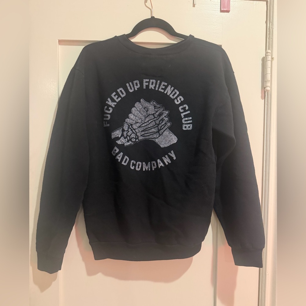 UFC Black Graphic Crewneck Sweater